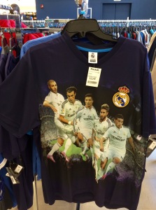 Weird Real Madrid clothes now prominent at Marshalls
